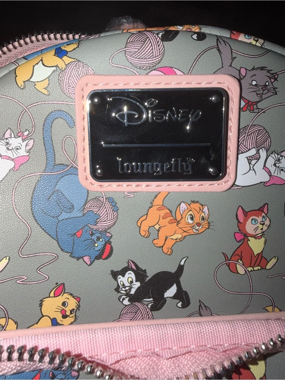 NWT Disney Cats - Loungefly x Disney Pattern Mini Backpack